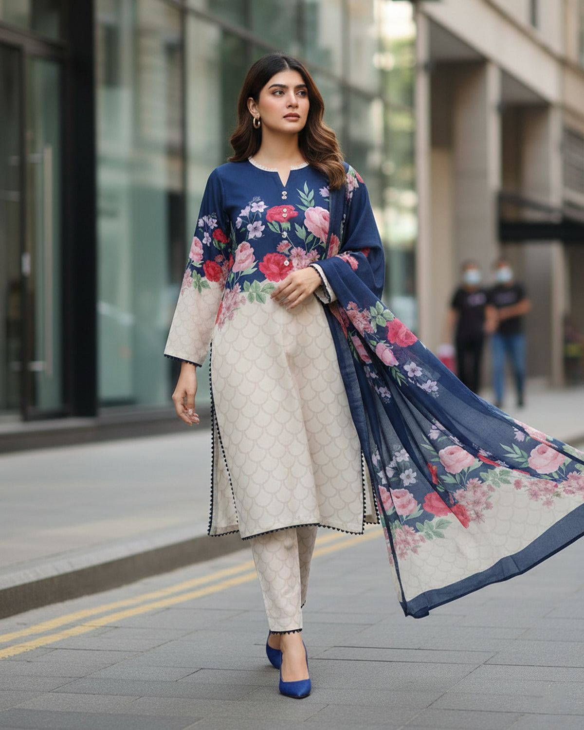 NAAZ STITCHED | UNSTITCHED